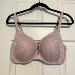 Victoria's Secret Body By Victoria Perfect Shape Bra Pink Lace Underwire 36DD